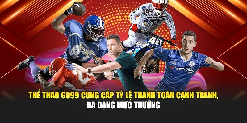 Thể thao GO99 cung cấp tỷ lệ thanh toán cạnh tranh, đa dạng mức thưởng